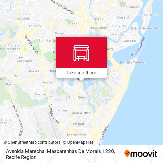 Mapa Avenida Marechal Mascarenhas De Morais 1220