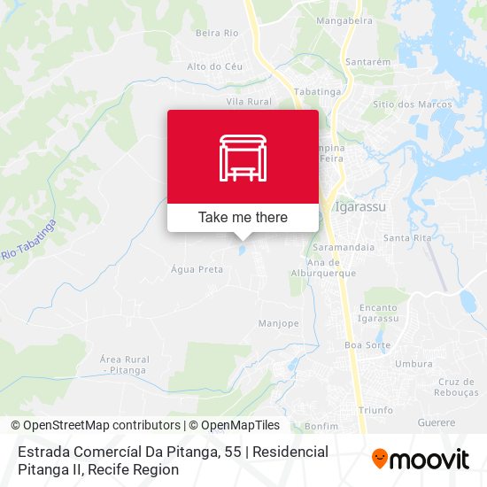 Estrada Comercíal Da Pitanga, 55 | Residencial Pitanga II map