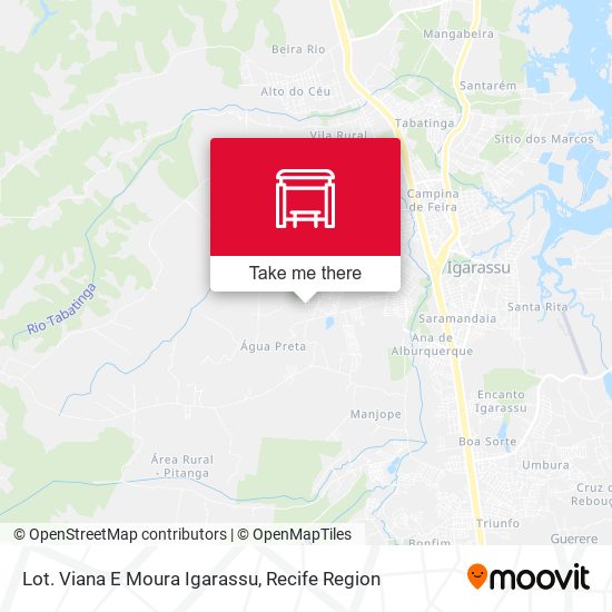 Lot. Viana E Moura Igarassu map