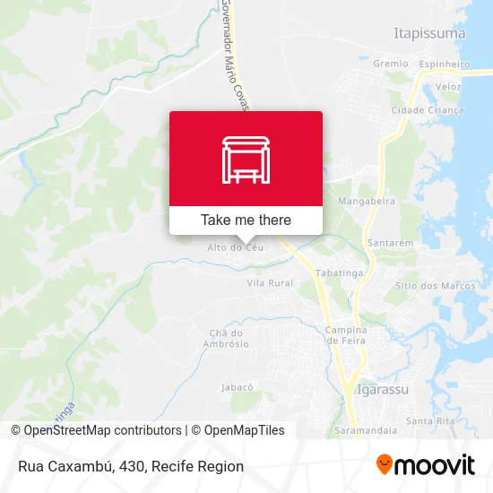 Rua Caxambú, 430 map