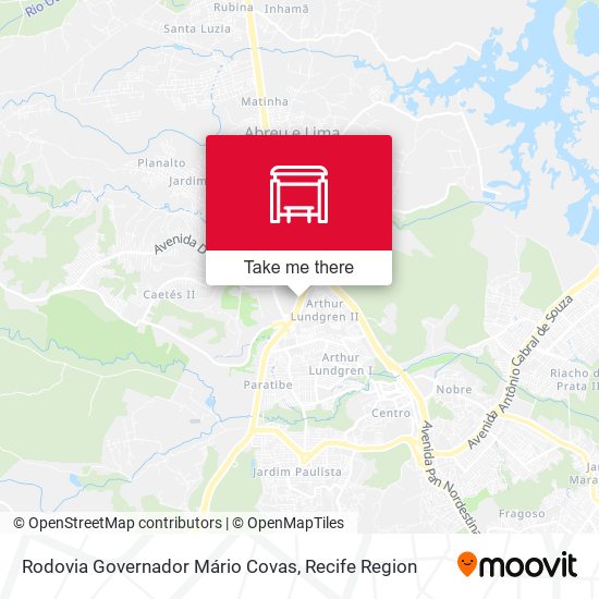 Rodovia Governador Mário Covas map
