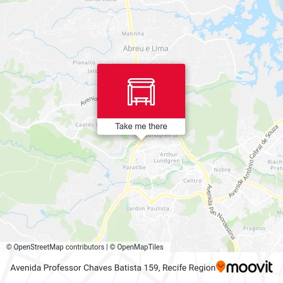 Avenida Professor Chaves Batista 159 map