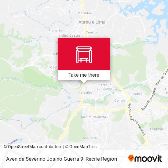 Avenida Severino Josino Guerra 9 map