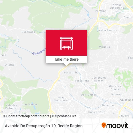 Avenida Da Recuperação 10 map