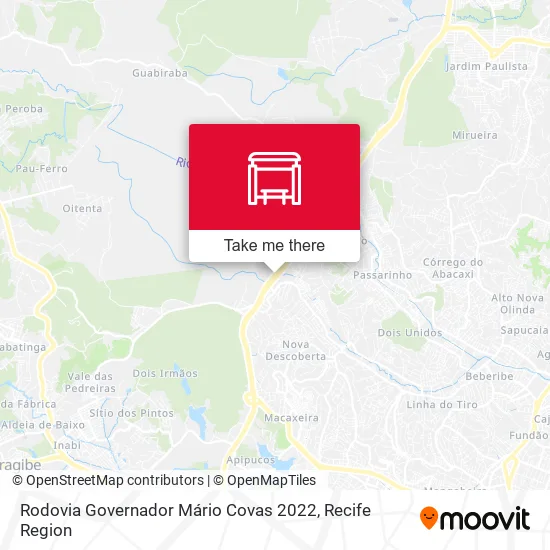 Rodovia Governador Mário Covas 2022 map