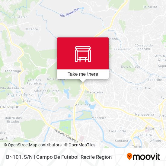 Br-101, S/N | Campo De Futebol map