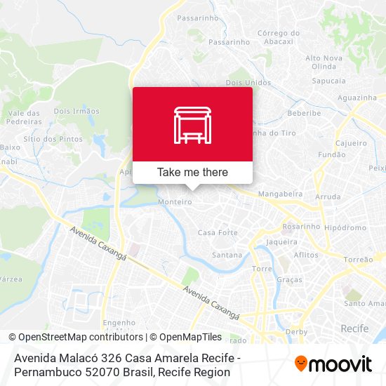 Avenida Malacó 326 Casa Amarela Recife - Pernambuco 52070 Brasil map