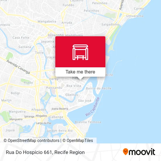 Rua Do Hospício 661 map