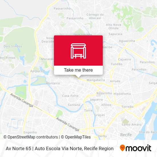 Av Norte 65 | Auto Escola Via Norte map