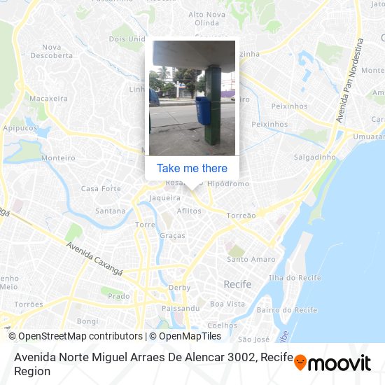 Avenida Norte Miguel Arraes De Alencar 3002 map