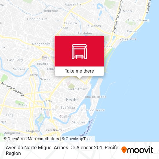 Avenida Norte Miguel Arraes De Alencar 201 map