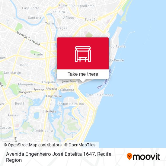 Avenida Engenheiro José Estelita 1647 map