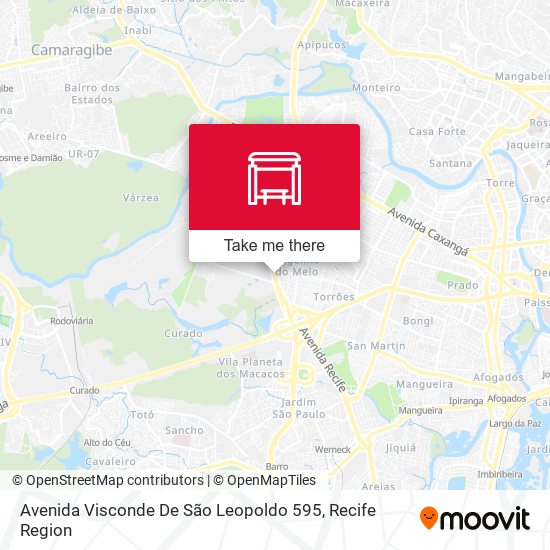 Avenida Visconde De São Leopoldo 595 map