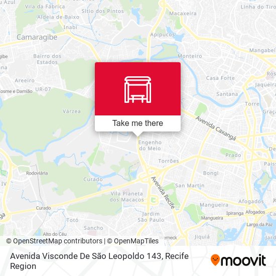 Mapa Avenida Visconde De São Leopoldo 143