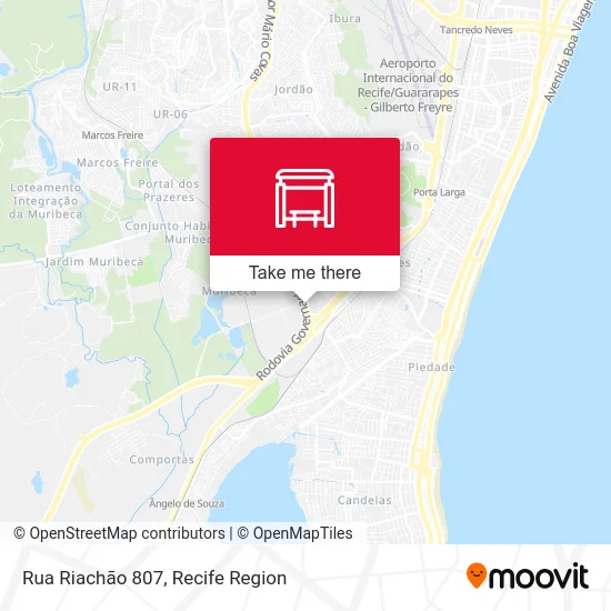 Rua Riachão 807 map