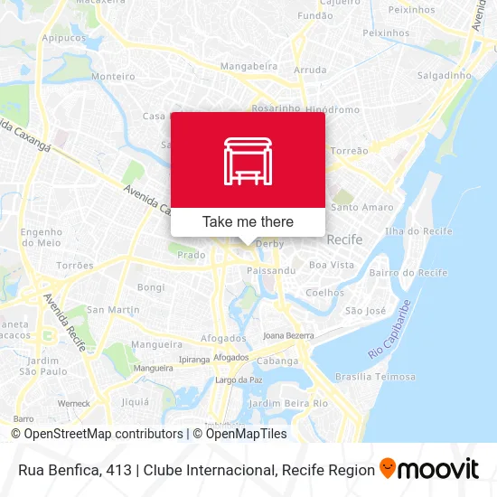 Rua Benfica, 413 | Clube Internacional map