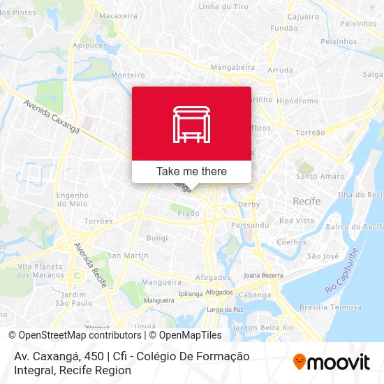 Av. Caxangá, 450 | Cfi - Colégio De Formação Integral map