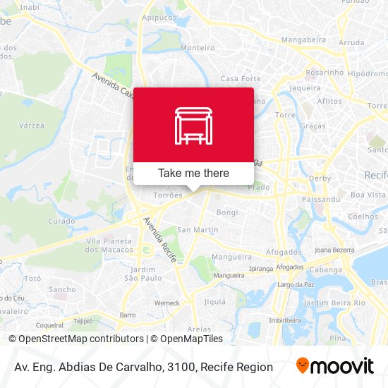Mapa Av. Eng. Abdias De Carvalho, 3100