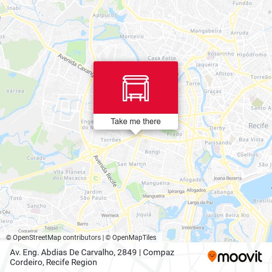 Mapa Av. Eng. Abdias De Carvalho, 2849 | Compaz Cordeiro