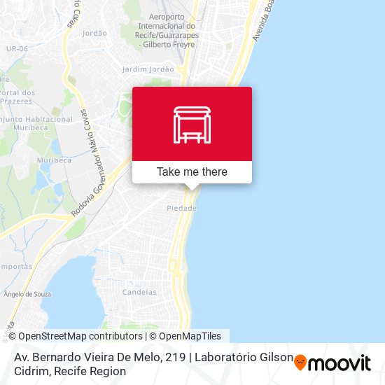 Av. Bernardo Vieira De Melo, 219 | Laboratório Gilson Cidrim map