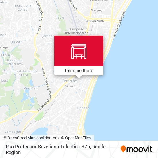 Rua Professor Severiano Tolentino 37b map