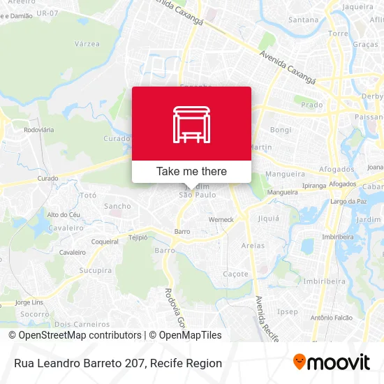 Rua Leandro Barreto 207 map