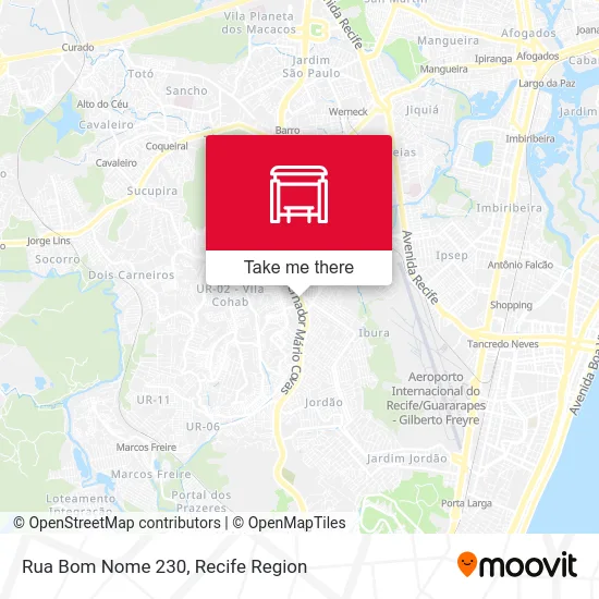 Rua Bom Nome 230 map