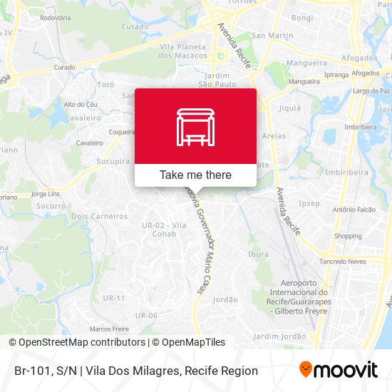 Br-101, S / N | Vila Dos Milagres map