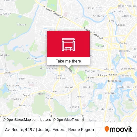 Mapa Av. Recife, 4497 | Justiça Federal