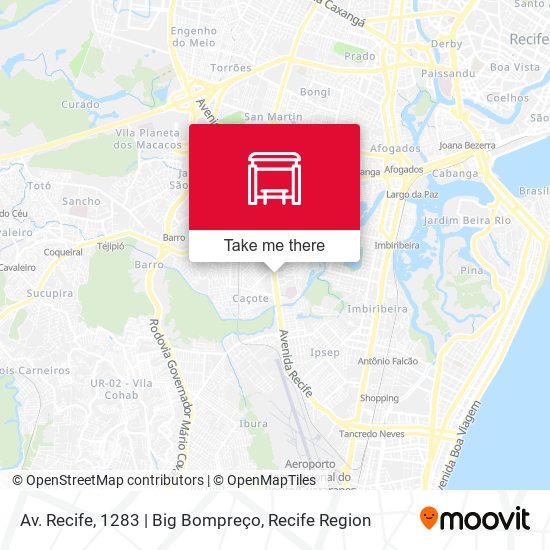 Av. Recife, 1283 | Big Bompreço map