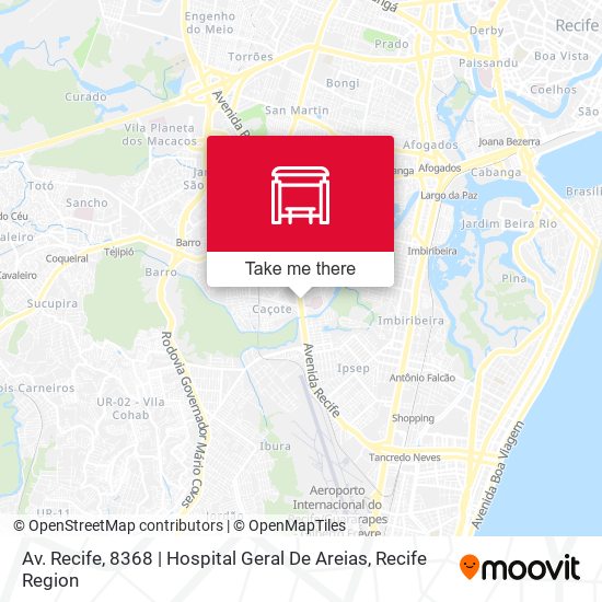 Av. Recife, 8368 | Hospital Geral De Areias map