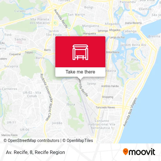 Av. Recife, 8 map