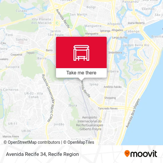 Avenida Recife 34 map
