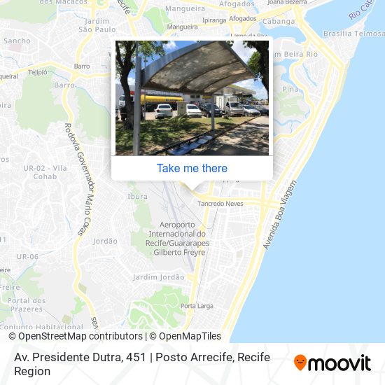 Av. Presidente Dutra, 451 | Posto Arrecife map