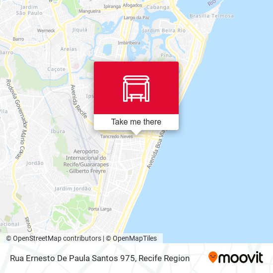 Rua Ernesto De Paula Santos 975 map
