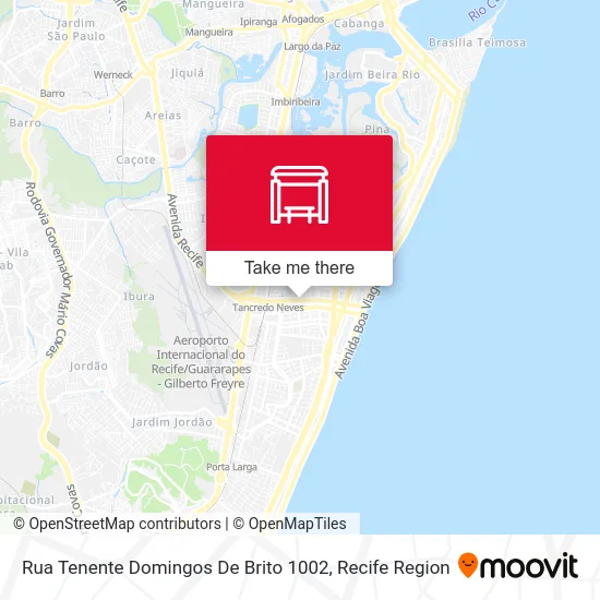 Rua Tenente Domingos De Brito 1002 map