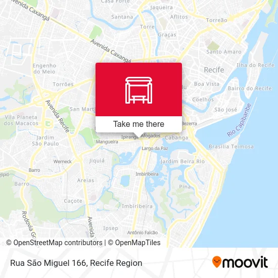 Rua São Miguel 166 map