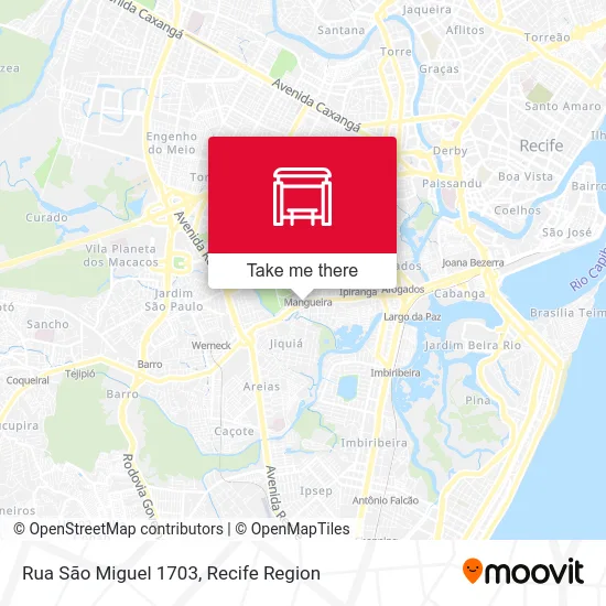 Rua São Miguel 1703 map