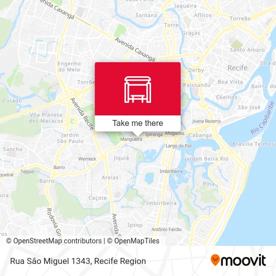 Rua São Miguel 1343 map