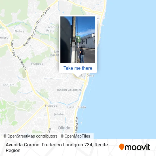 Avenida Coronel Frederico Lundgren 734 map