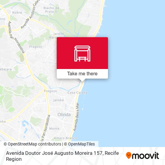 Avenida Doutor José Augusto Moreira 157 map