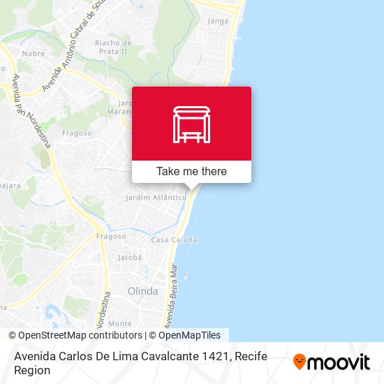 Avenida Carlos De Lima Cavalcante 1421 map