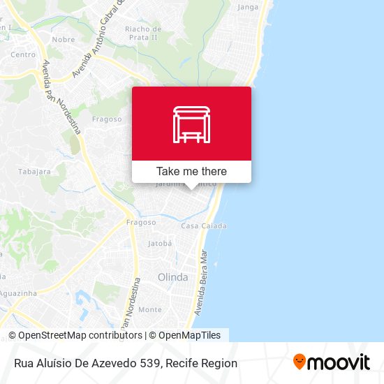 Rua Aluísio De Azevedo 539 map