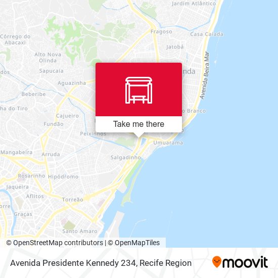 Mapa Avenida Presidente Kennedy 234