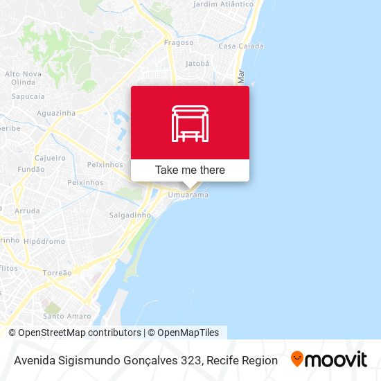 Avenida Sigismundo Gonçalves 323 map