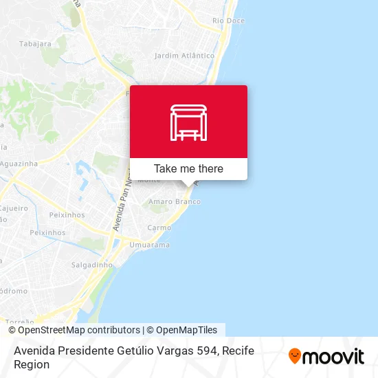 Avenida Presidente Getúlio Vargas 594 map