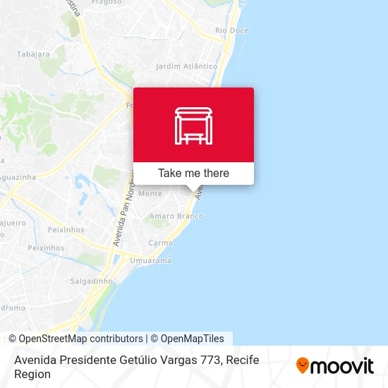 Avenida Presidente Getúlio Vargas 773 map