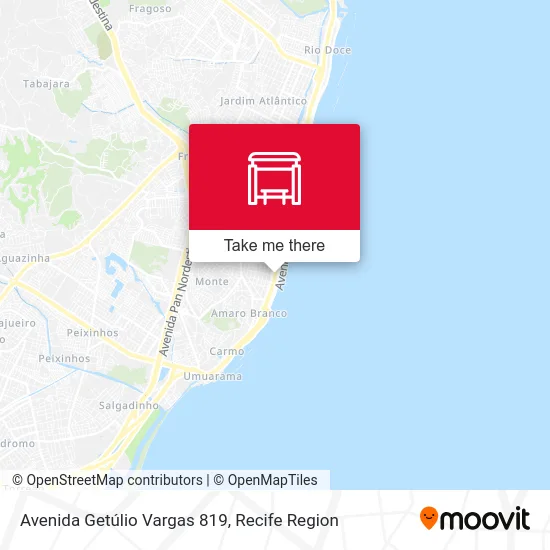 Avenida Getúlio Vargas 819 map