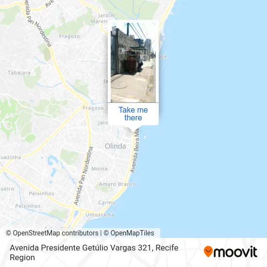 Avenida Presidente Getúlio Vargas 321 map