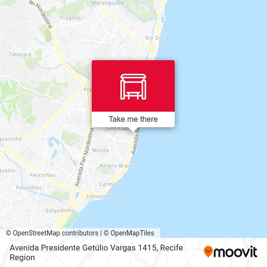 Avenida Presidente Getúlio Vargas 1415 map